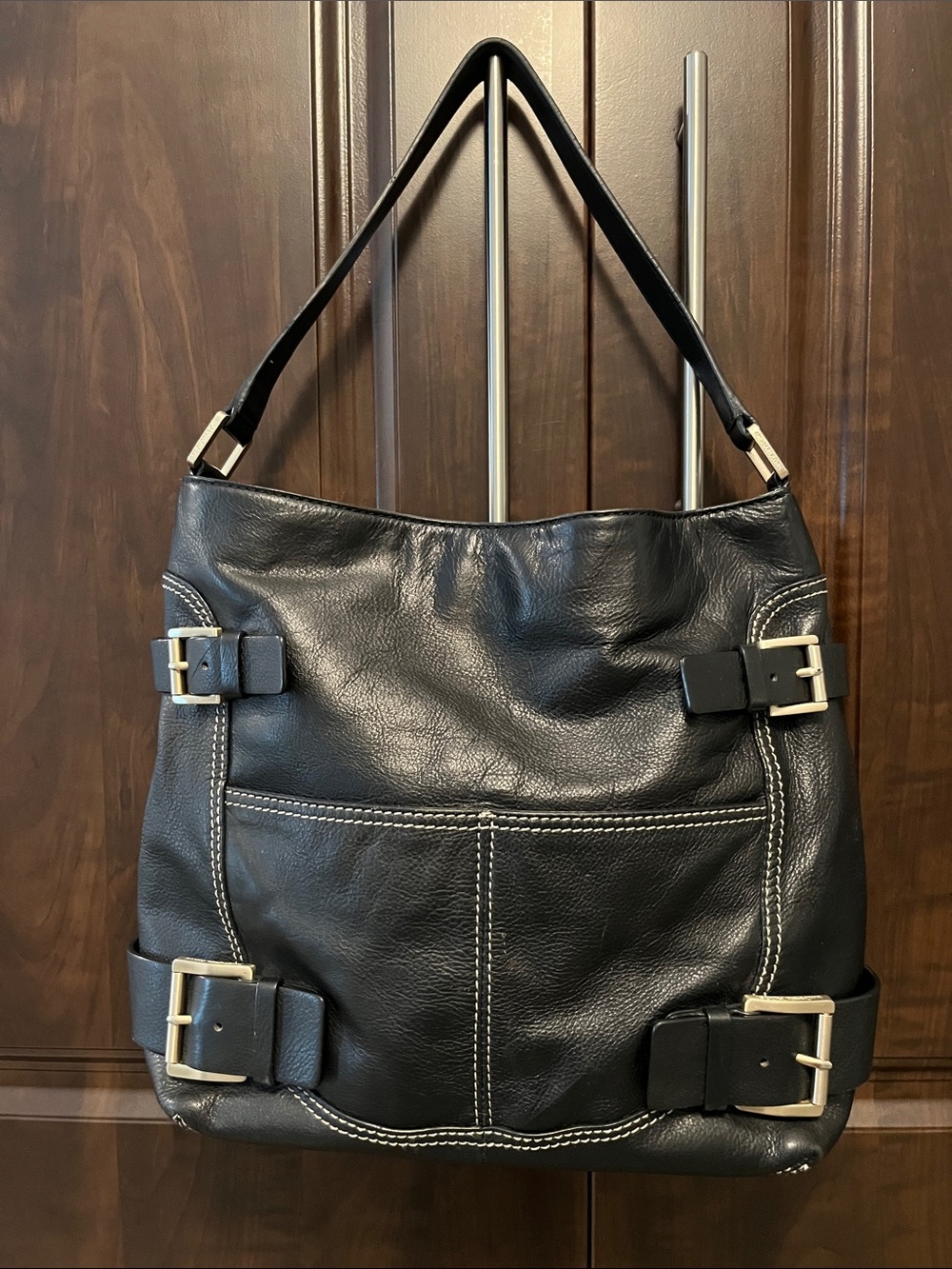 Michael Kors Leather Shoulder Bag Purse VTG